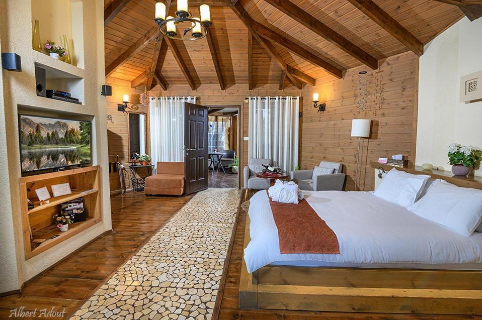 Talia Cabin Guest & Spa Rosh Pinna Esterno foto