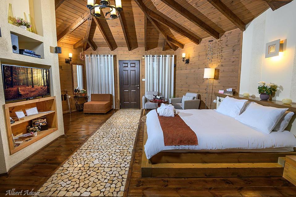 Talia Cabin Guest & Spa Rosh Pinna Esterno foto