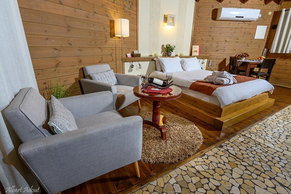 Talia Cabin Guest & Spa Rosh Pinna Esterno foto