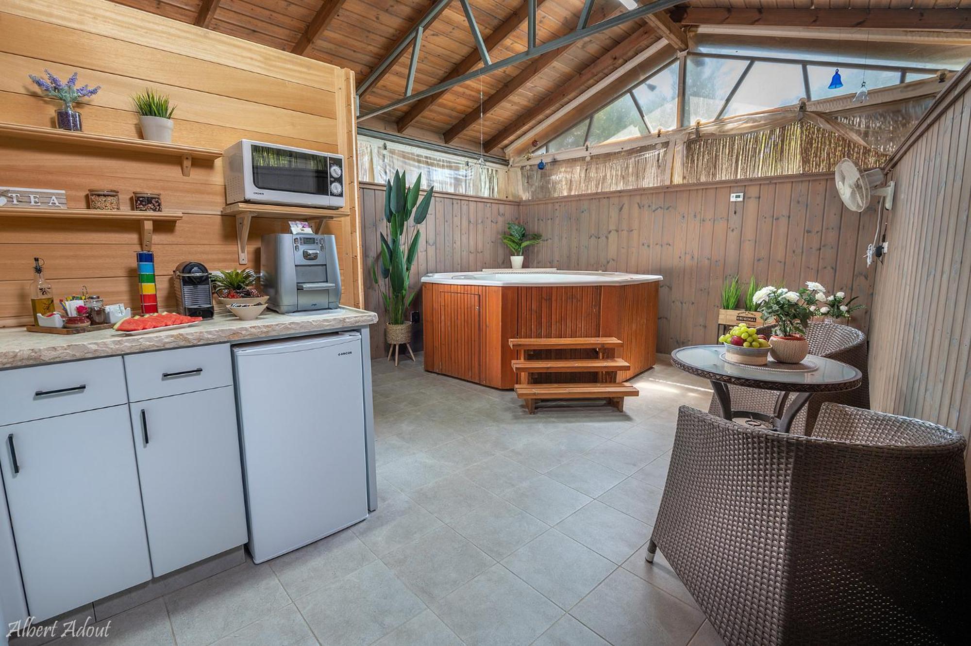 Talia Cabin Guest & Spa Rosh Pinna Esterno foto